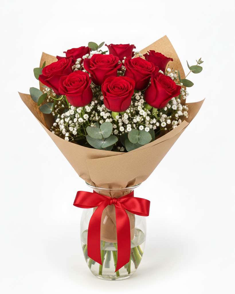 Classic Red Rose Bouquet