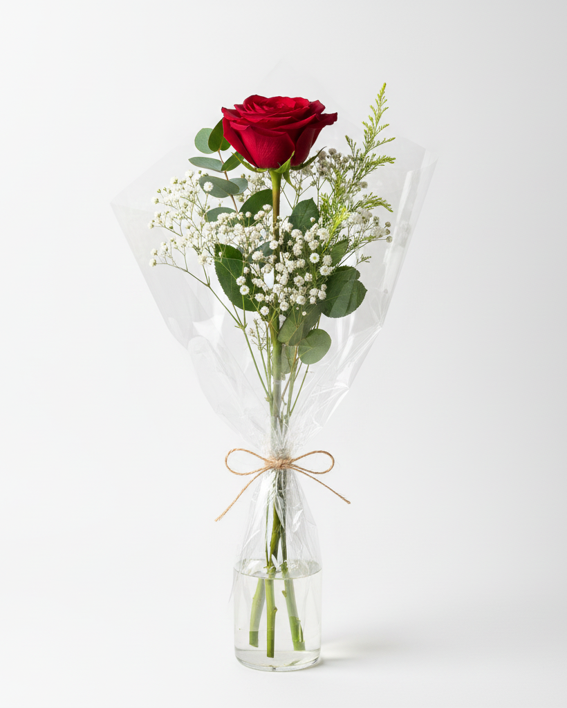 Classic Single Red Rose