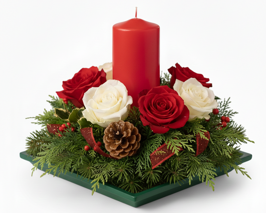 Marry Glow Rose Centrepiece