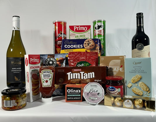 The Deluxe Wine & Snack Hamper